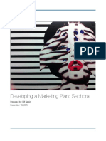 DEVELOPING A MARKETING PLAN - SEPHORA