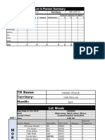 Doctor List & Planner Summary: Name: Territory