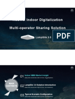 Huawei Indoor Digitalization Multi-Operator Sharing Solution-LampSite 3.0-20170615 PDF