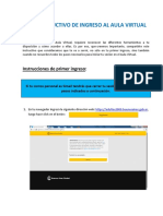 Instructivo de Ingreso A La Plataforma Aula Virtual Adultos 2000