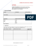 Appendix 3 Examiner Application Form