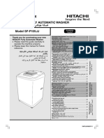 Hitachi SF-P105JJ Washing Machine User Manual