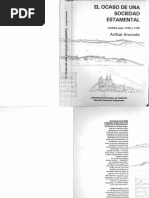 ARCONDO A. 1992. El Ocaso de Una Sociedad Estamental PDF