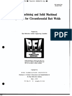 PFI ES-1-1992 Internal Machining and Solid Machined Backing Rings For Circumferential Butt Welds PDF