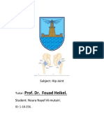 Prof. Dr. Fouad Heikel.: Subject: Hip Joint