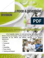 Fbs-chapter3-Food & Beverage Division