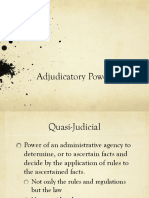 Adjudicatory Powers 2