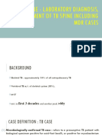 TB Spine - Laboratory Diagnosis, Management of TB Spine Including MDR Cases