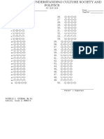 SY. 2019-2020 Name: - Score: - Date: - Year/Sec.