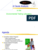 Root Cause Analysis: in The Environmental Testing Laboratory