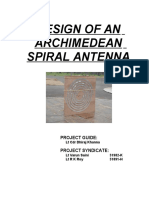 Design of An Archimedean Spiral Antenna