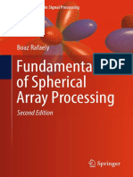 Rafaely B Fundamentals of Spherical Array Processing