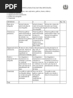 Pauta para Evaluar Infografías