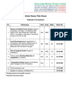 1 Acre Greenhouse Cost Estimate