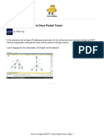 How To Configure DHCP in Cisco Packet Tracer