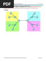 4.1.3.5 Packet Tracer - Configure Standard IPv4 ACLs - ILM