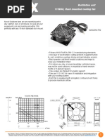 Ventilation Unit 110VAC, Rack Mounted Cooling Fan