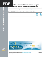 Resilient Modulus of Hot-Mix Asphalt Gap Graded With Waste Rubber Tire Additives