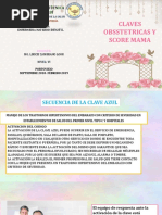 Claves Obstetricas y Score Mama