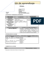 Sesion de Aprendizaje de Personal Julio 1