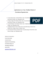 Anaesthetic Implications in A Case of Indian Patient of Xeroderma Pigmentosum