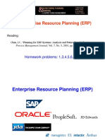 1A. Enterprise Resource Planning (ERP) : Homework Problems: 1,3,4,5,6,9,10