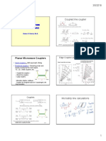 Planar Microwave Couplers: Coupled Line Coupler