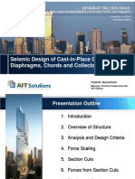 Seismic Design of Cast-in-Place Concrete Diaphragms, Chords and Collectors