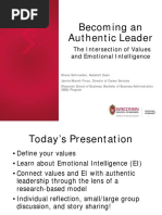 Emotional Intelligence and Authentic Leadership