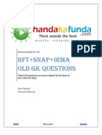 Handa Ka Funda - Old GK Questions