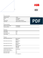 1SCA105369R1001 Ot63f4c Change Over Switch