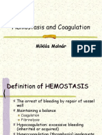 Hemostasis and Coagulation: Miklós Molnár