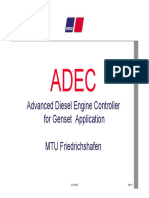 ADEC Advanced Diesel Engine Controller For Genset Application 2007 MTU PDF