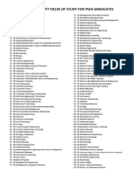 Science Technology Priority Courses of PSHS