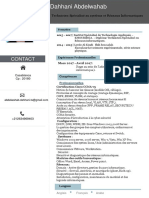 CV Dahhani Abdelwahab