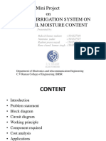 Automatic Irrigation System On Sensing Soil Moisture Content