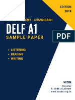 DELF A1 Sample Paper 2 With Answers Key 1