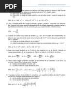 Problemas Propuestos Sección I. Campo Eléctrico PDF