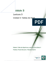 Lectura 3 - Tabla de Hash PDF