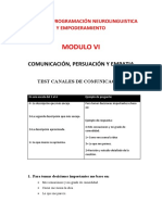 Modulo Vi: Comunicación, Persuación Y Empatia