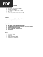 SWOT Analysis