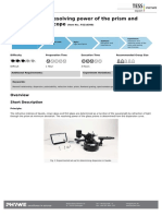 Dispersion and Resolving Power of The Prism and Grating Spectroscope