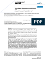 The Effect of Puerariae Radix On Lipoprotein Metabolism in Liver and Intestinal Cells