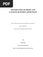 Optimisation of Diesel and Gasoline Blending Operations