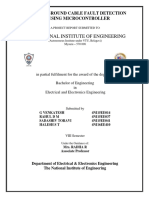 The National Institute of Engineering: Underground Cable Fault Detection Using Microcontroller