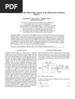 A Three-Phase PWM Rectifier Using A Linear Active Disturbance Rejection Control