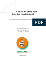 LPile 2018 User Manual PDF