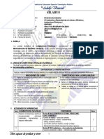 Silabo de Instalaciones Eléctricas I