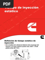 Tiempo de Inyección Estático NT 855