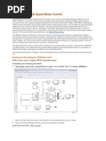 Simulate Variable Speed Motor Control